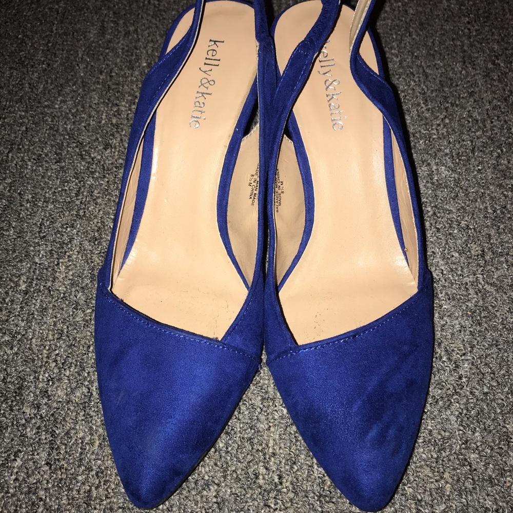 Royal blue heels